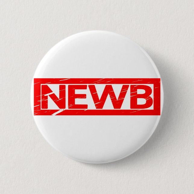 Newb Stamp 6 Cm Round Badge (Front)