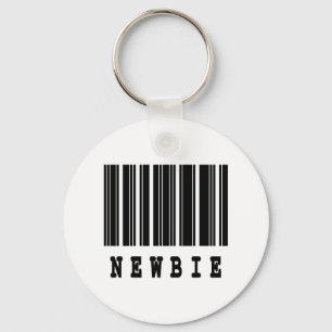 newbie barcode design key ring