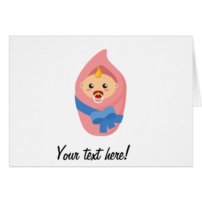 Newborn baby clipart (Front Horizontal)