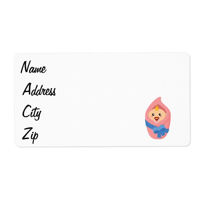 Newborn baby clipart (Front)