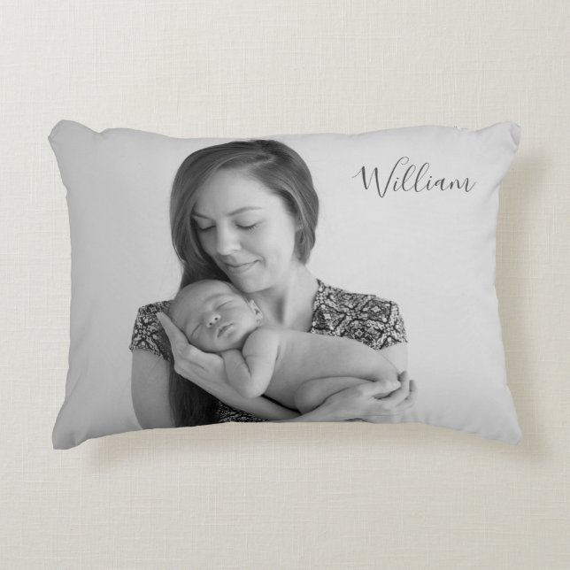 Newborn Baby Photo Photography Family Gift Decorative Cushion (Front)