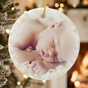 Newborn Baby's First Christmas Ornament