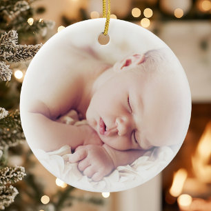 Newborn Baby's First Christmas Ornament