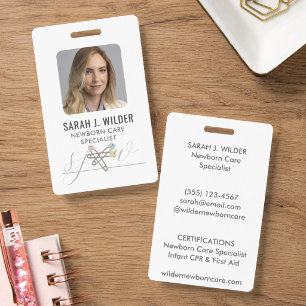 Newborn Care Specialist ID Badge