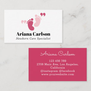 Newborn Care Specialist Neonatologist  Business Card