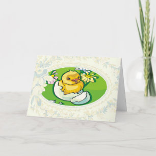 Newborn Chick Easter Card