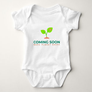 Newborn Coming Soon (Pregnancy Announcement) Cute Baby Bodysuit