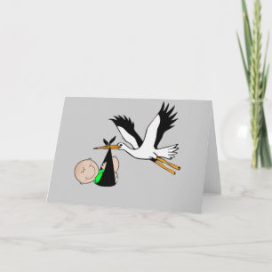 Newborn Delivery by Stork Card