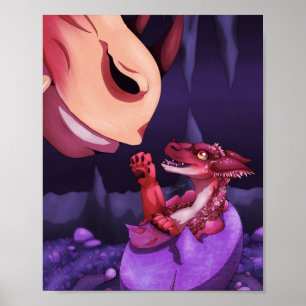 Newborn Dragon Poster