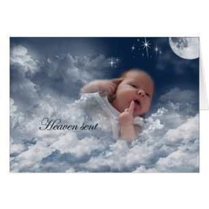 Newborn in Cloud Blanket