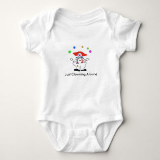 Newborn "Just Clowning Around" Baby Bodysuit