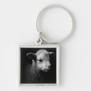 Newborn Lamb Key Ring
