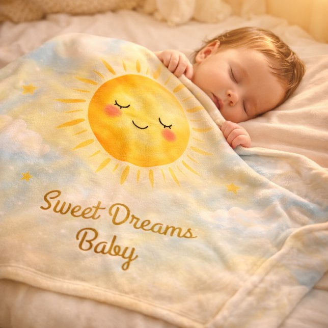 Newborn Minimalist Baby Kids Fleece Blanket (Creator Uploaded)