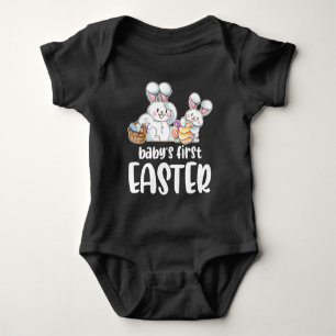 Newborn My First Easter Baby Boy Clothes Infant Bodysuit