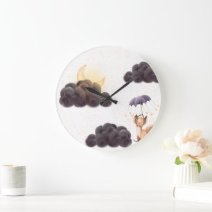Newborn Nursery Large Clock