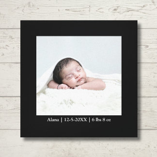 Newborn | One Photo | Custom Canvas Print