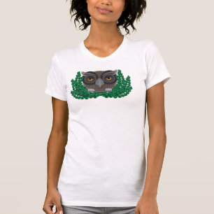 Newborn Owl Racerback t-shirt for women