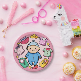 Newborn Party Plate 