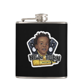 Newborn Records - Flask ( Black )