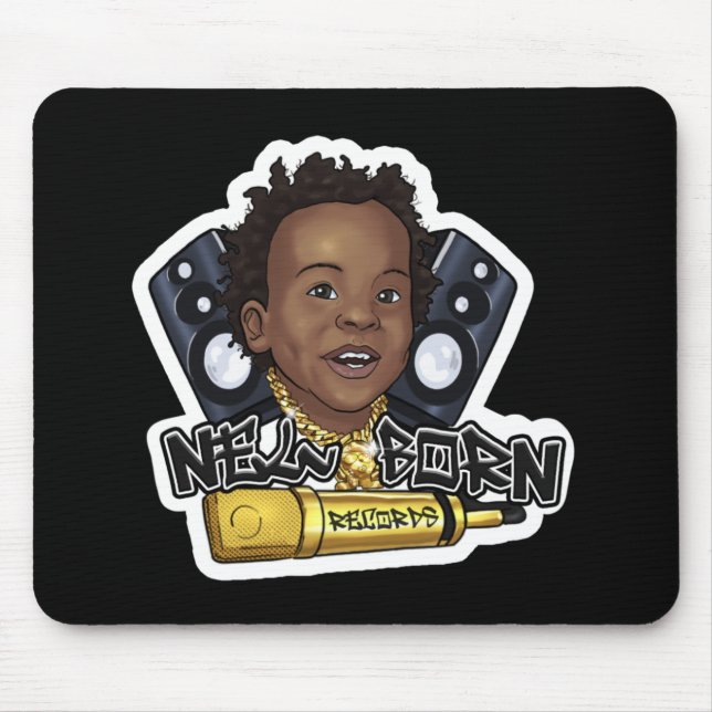 Newborn Records Mousepad (Front)