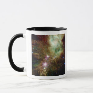 Newborn stars in the Christmas Tree cluster Mug