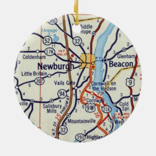 Newburgh NY Ceramic Tree Decoration