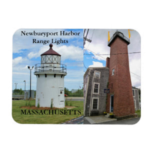 Newburyport Harbour Range Lights, MA Flexi Magnet