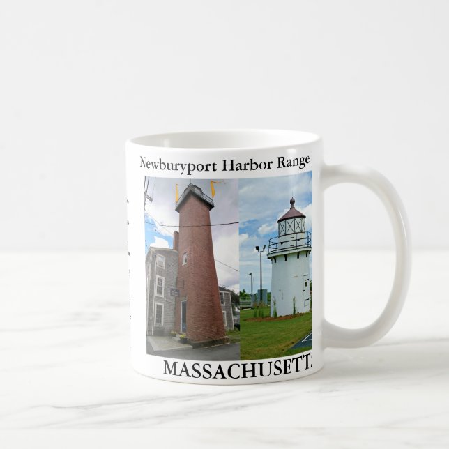 Newburyport Harbour Range Lights, Massachusetts Coffee Mug (Right)