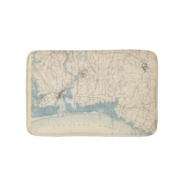 Newburyport, Massachusetts Bath Mat (Front)