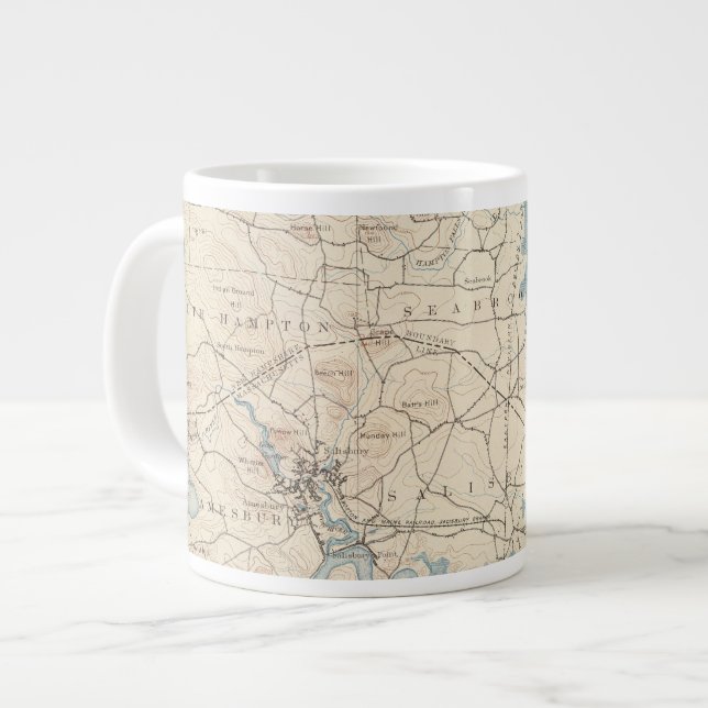 Newburyport, Massachusetts Large Coffee Mug (Front Left)
