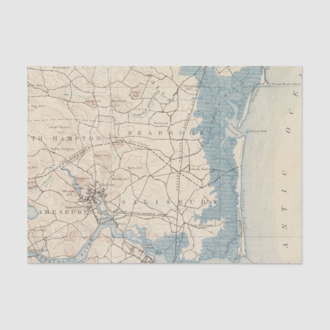 Newburyport, Massachusetts Tissue Paper (Front)