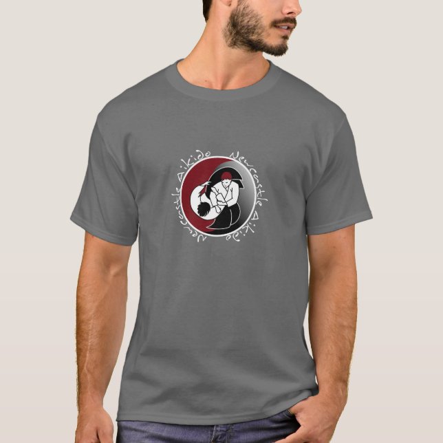 Newcastle Aikido Mens Dark T-Shirt (Front)