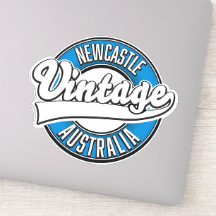 Newcastle australia vintage style logo