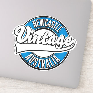 Newcastle australia vintage style logo