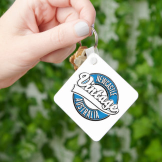 Newcastle australia vintage style logo key ring