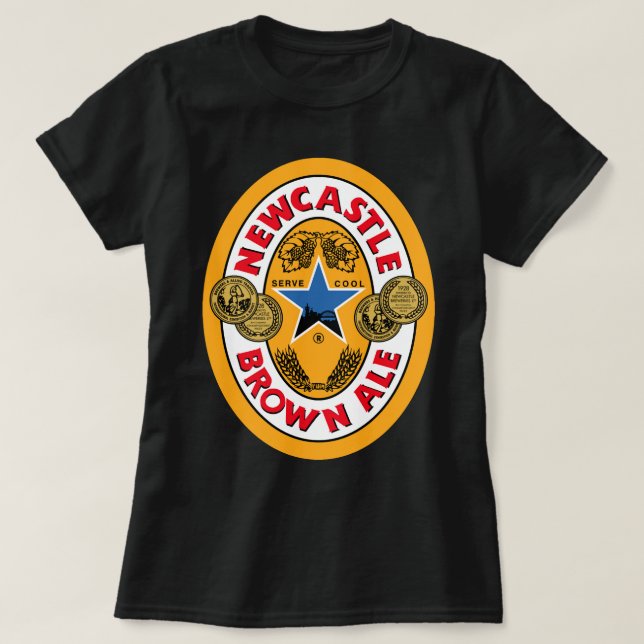 Newcastle brown ale beer T-Shirt (Design Front)