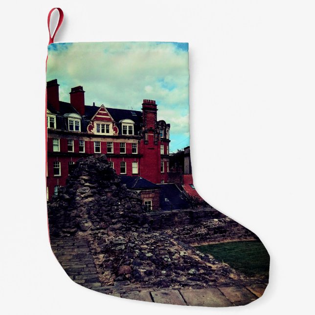 Newcastle buildings small christmas stocking (Front)