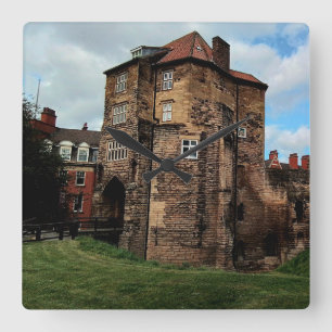 Newcastle castle , The black gate Square Wall Clock