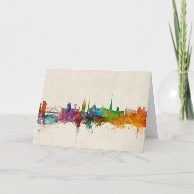 Newcastle England Skyline Card (Front)