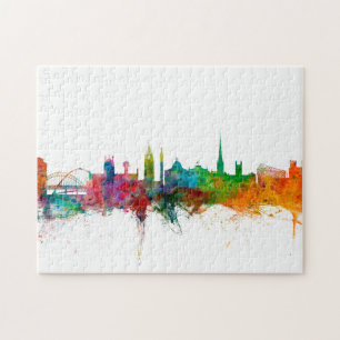 Newcastle England Skyline Jigsaw Puzzle