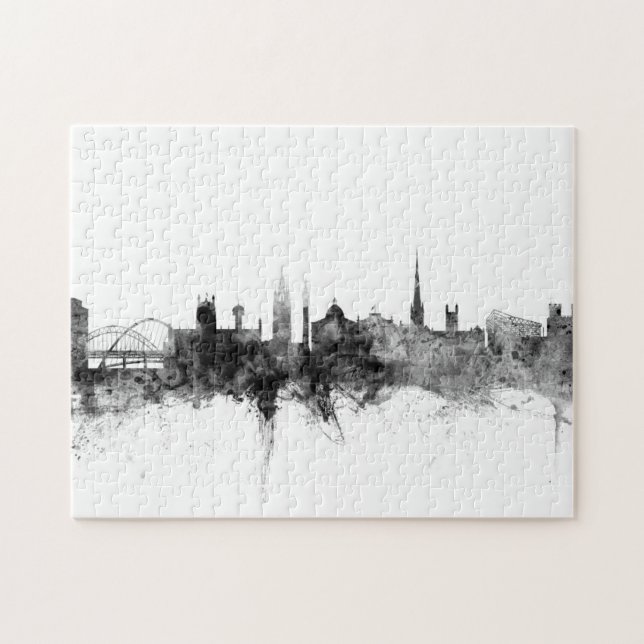 Newcastle England Skyline Jigsaw Puzzle (Horizontal)