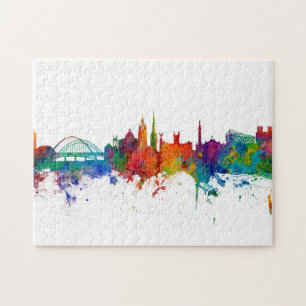 Newcastle England Skyline Jigsaw Puzzle