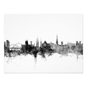 Newcastle England Skyline Photo Print