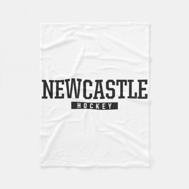 Newcastle High School Hockey  Fleece Blanket (Front)