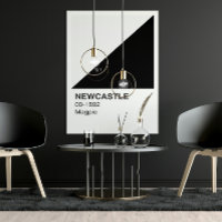Newcastle Magpie - White Border