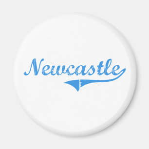 Newcastle Maine Classic Design Magnet