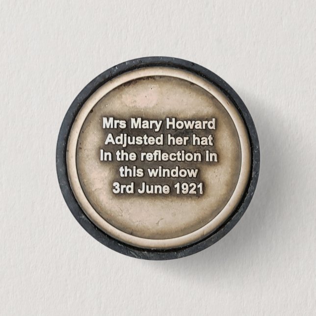 Newcastle Mary 3 Cm Round Badge (Front)
