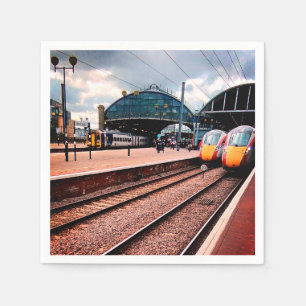 Newcastle train station  napkin