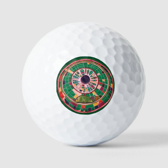 Newcastle upon Tyne, bridge design  Golf Balls (Front)