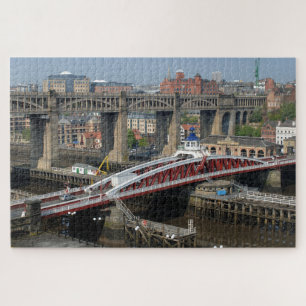 Newcastle upon Tyne, UK. The High Level Railway Br Jigsaw Puzzle
